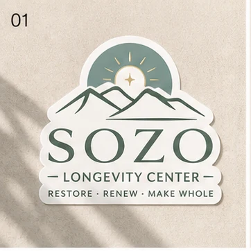 Die-Cut Mountain Sticker concept mockup — coming soon, not yet for sale