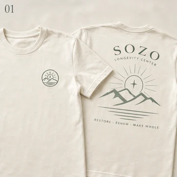 Signature Tee concept mockup — coming soon, not yet for sale